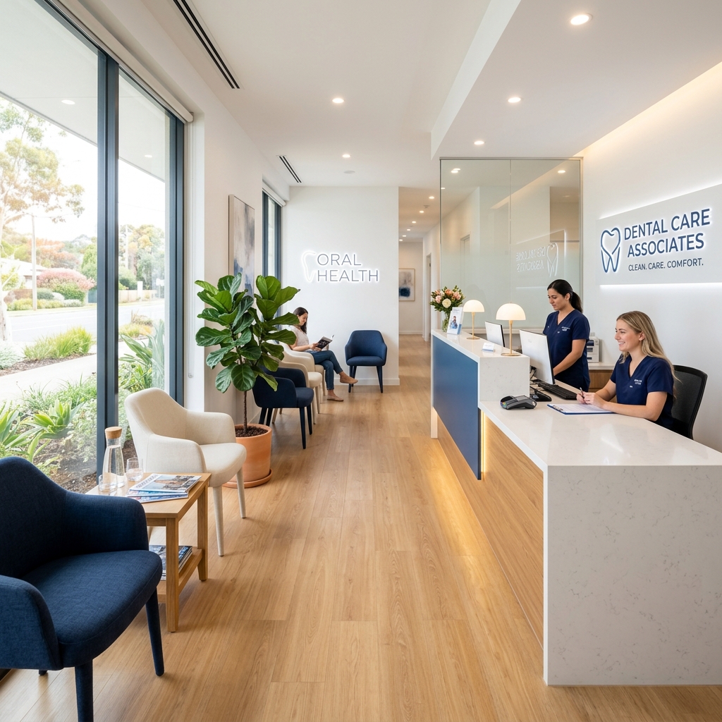 Healthy Smiles Dental Clinic Welcoming Reception Lounge