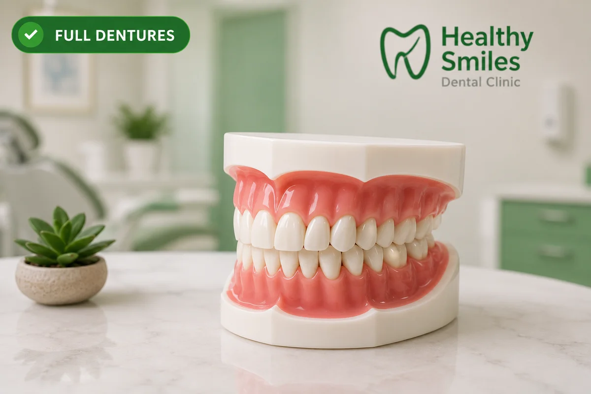 Complete Dentures at Healthy Smiles Dental Clinic