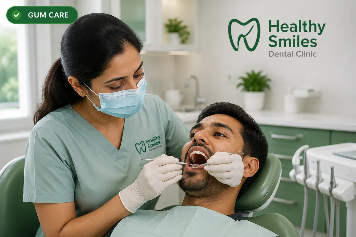 Gum Care & Periodontics at Healthy Smiles Dental Clinic
