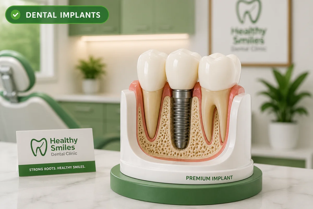 Dental Implants at Healthy Smiles Dental Clinic